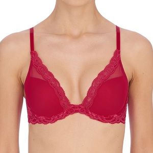 Natori Red Lace Soft Bra 30D